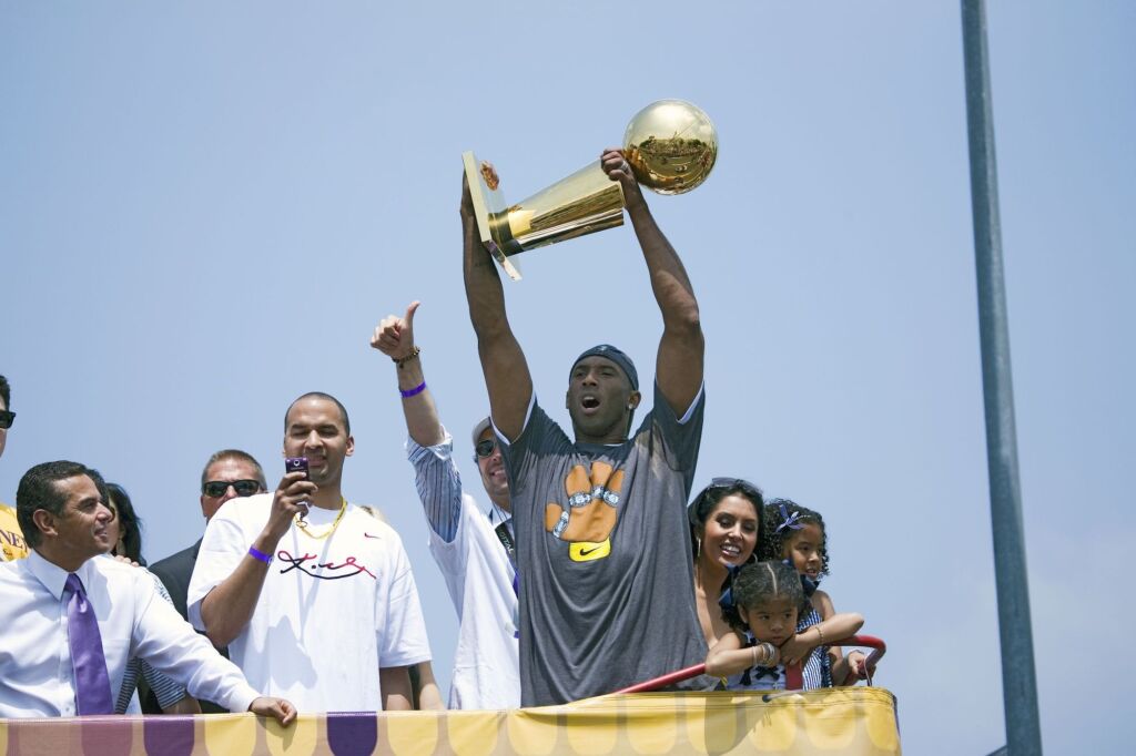 Victory Parade for 2009 NBA Champion Los Angeles Lakers