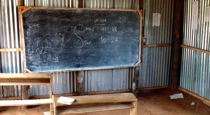 Education in Somaliland - featured and header image of chalkboard
